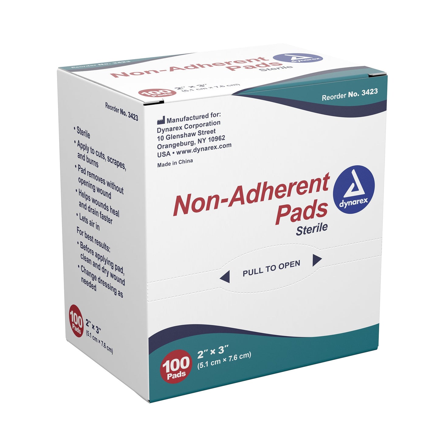 PADS NON/ADHERANT STER 2X3 D928