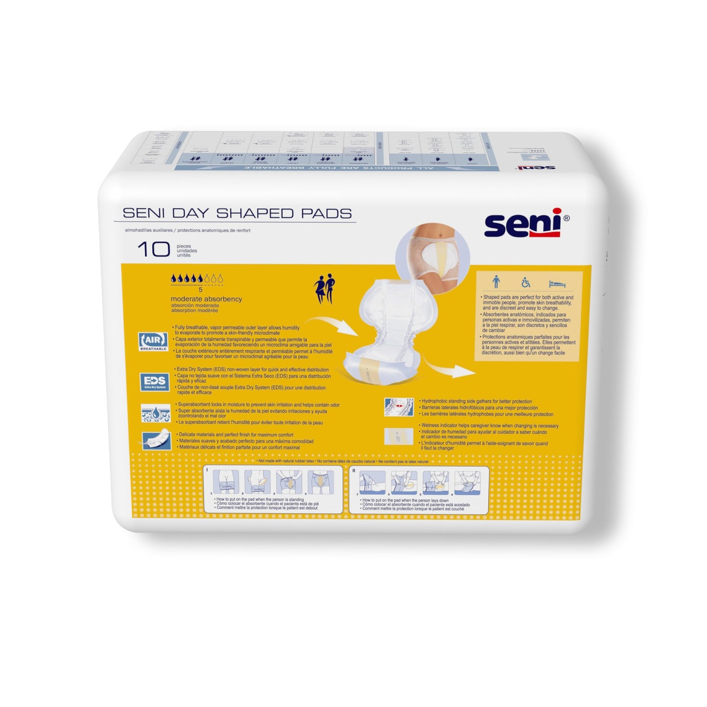 PAD, SENI SHAPED DAY (10/PK 6PK/CS)