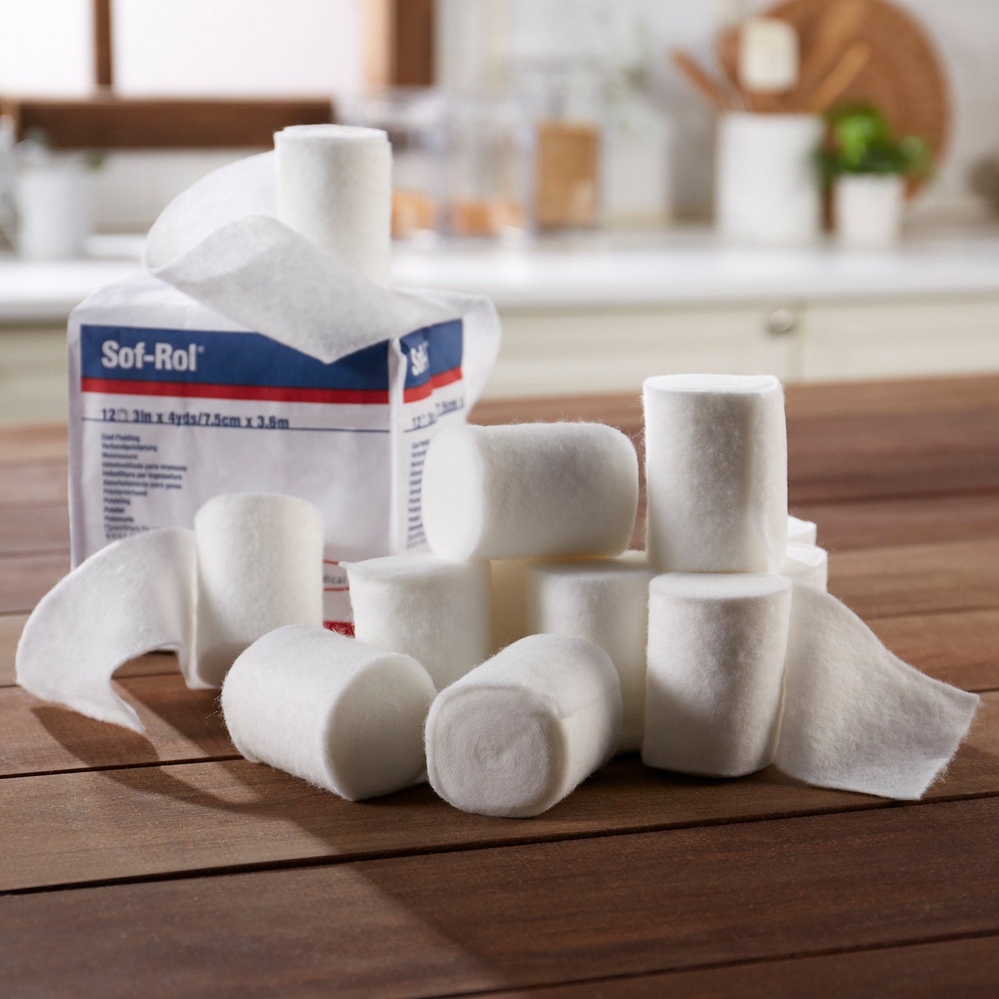 Sof-Rol® White Rayon Cast Padding, 3 Inch x 4 Yard