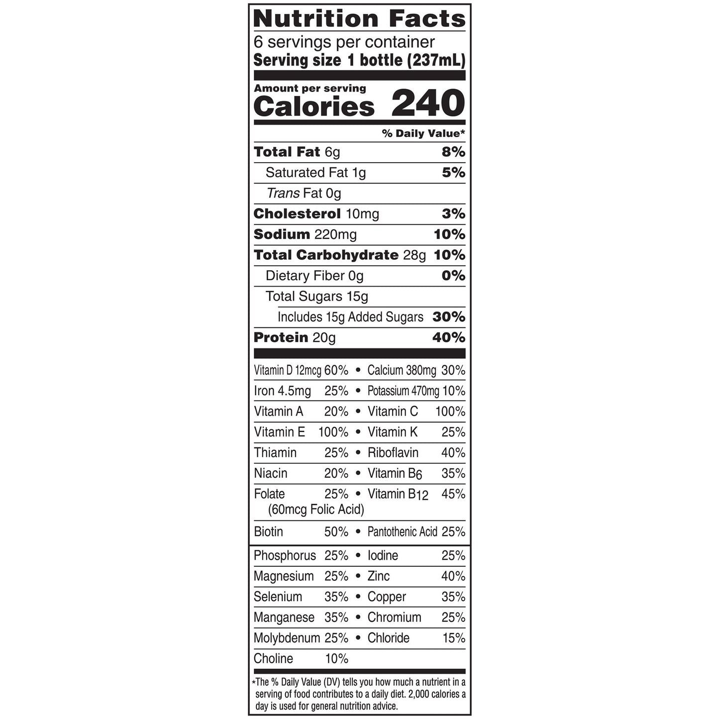 BOOST, HI PROTEIN VAN 8OZ (6/PK 4PK/CS)
