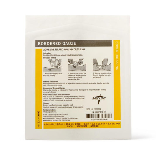Medline Island Dressing, 4 x 4 Inch