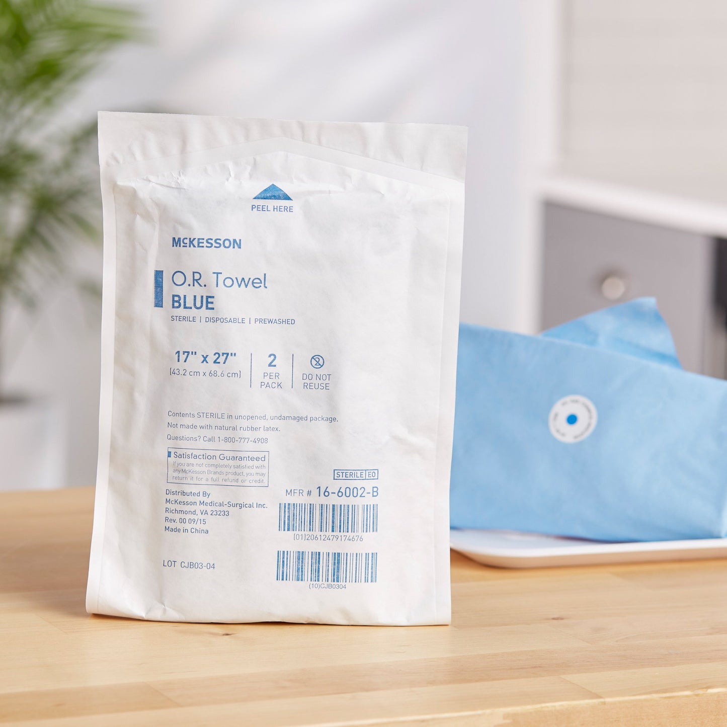 TOWEL, OR STR 2'S BLU (PK=EA 40PK/CS) DISP