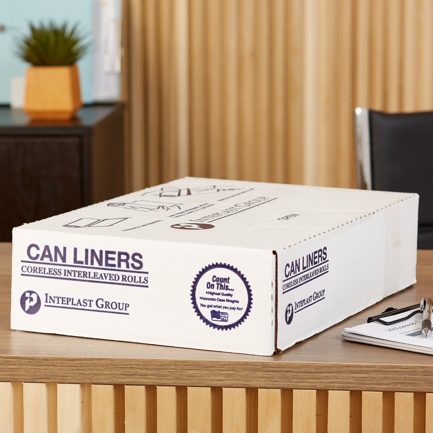LINER, CAN GRY 1.10MIL 38"X58"60GL (100/CS)