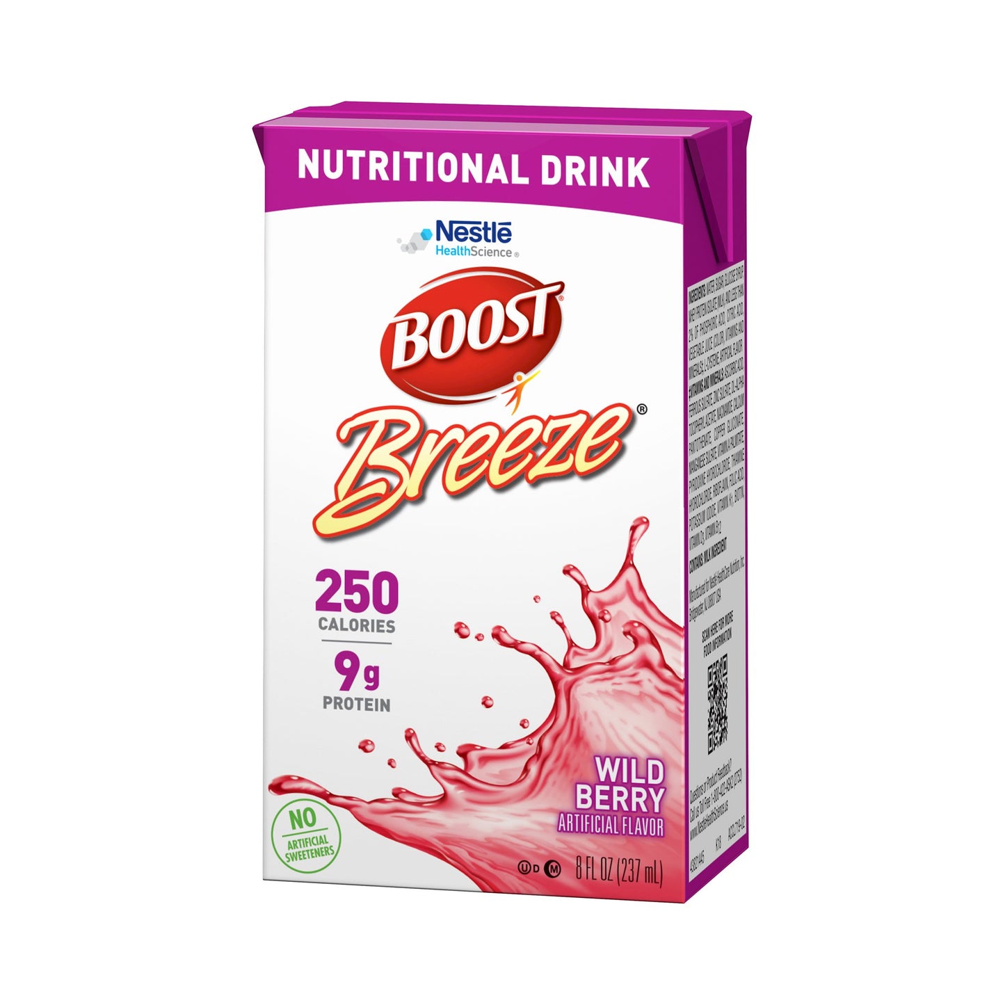 Boost Breeze® Wild Berry Nutritional Drink, 8-ounce Carton