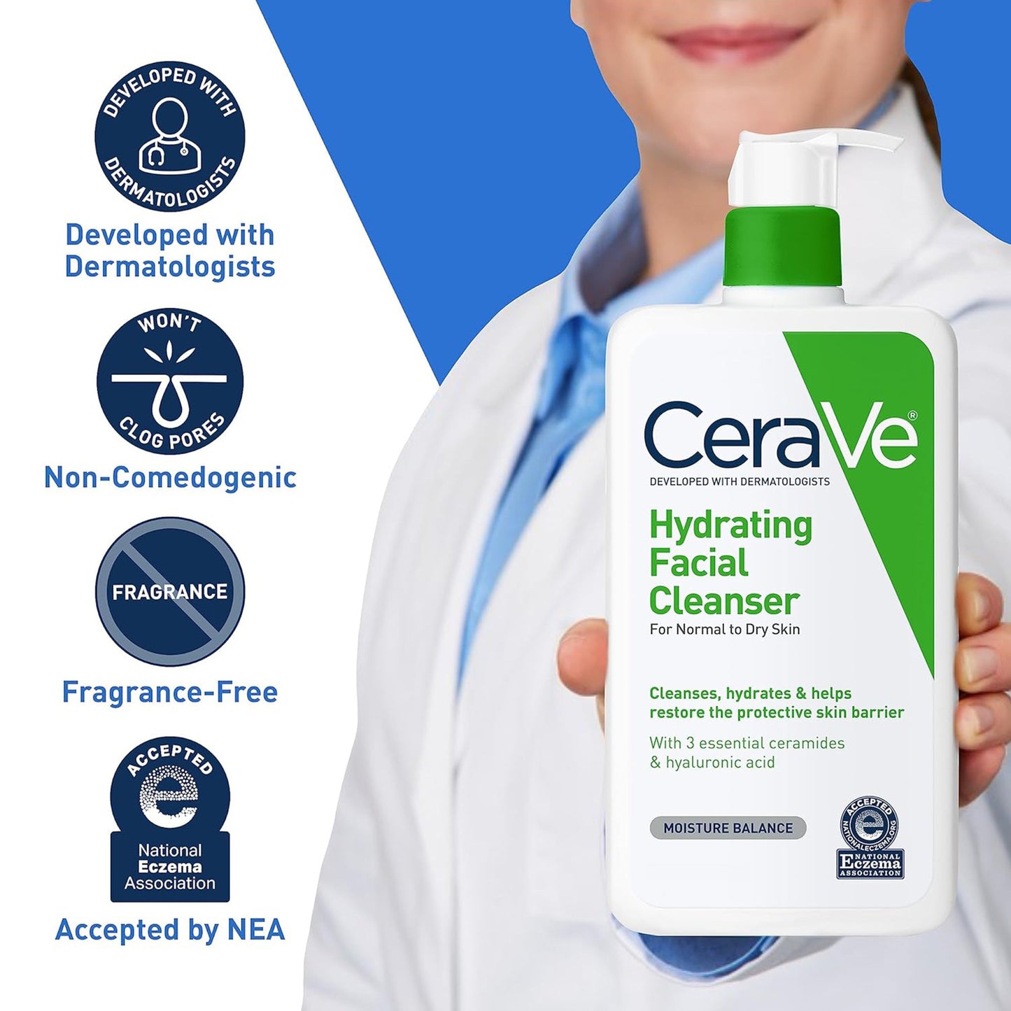 CERAVE, CLNSR HYDRATING FOAM 16OZ