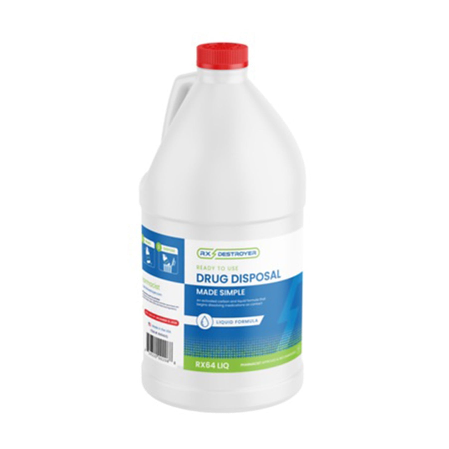 Rx Destroyer™ Liquid Drugs Disposal with Hardener Packs, 64 oz. bottle