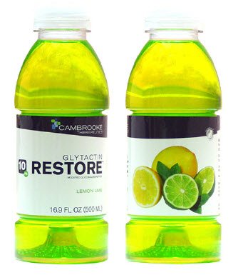 Glytactin® Restore Lemon-Lime Beverage for Phenylketonuria (PKU), 16.9-oz.