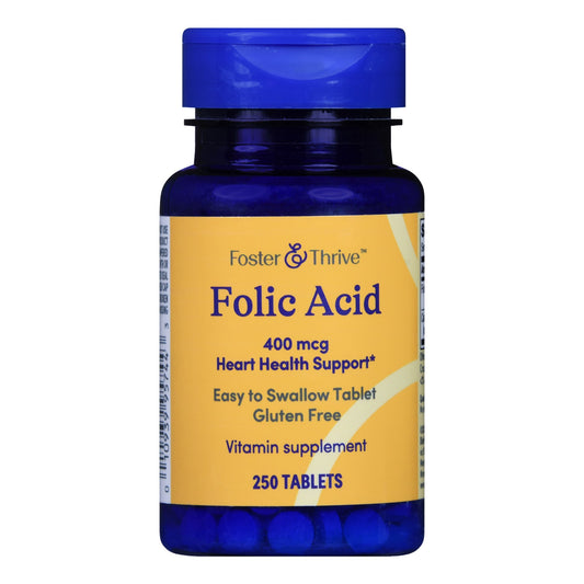 Foster & Thrive™ 400 mcg Folic Acid Tablets