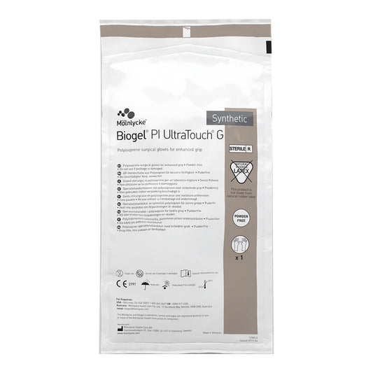 Biogel® PI UltraTouch™ G Polyisoprene Surgical Glove, Size 6.5, Straw