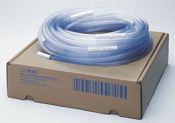 Medi-Vac® Suction Tubing, 1/4 Inch Inner Diameter, 20 Foot Length