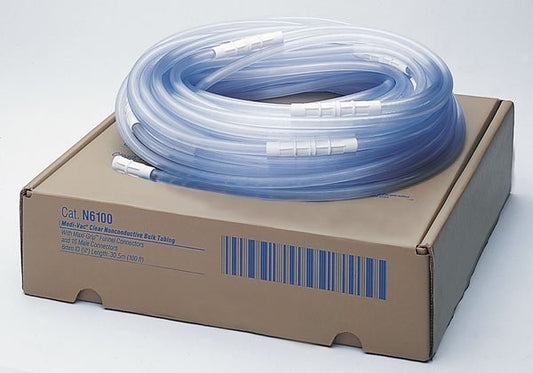 Medi-Vac® Suction Tubing, 1/4 Inch Inner Diameter, 20 Foot Length