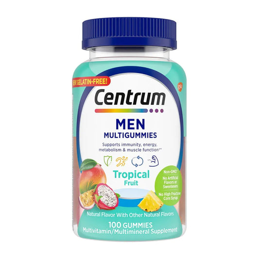 Centrum Men MultiGummies Assorted Natural Fruit Flavors