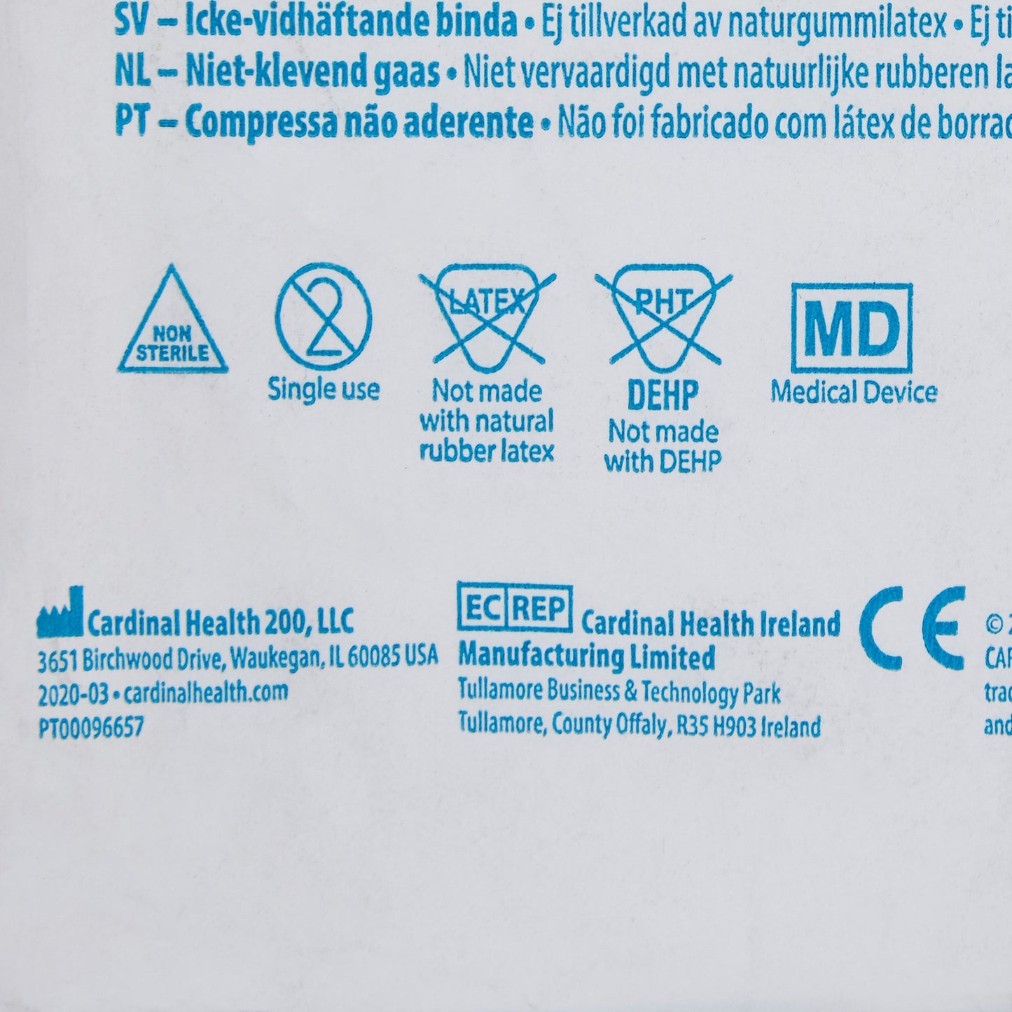 Telfa™ Ouchless Nonadherent Dressing, 8 x 10 Inch