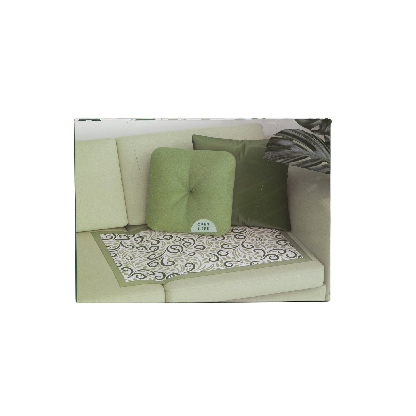 Boom Home Medical Flourish Ultra Absorbent Underpads, Sage Green