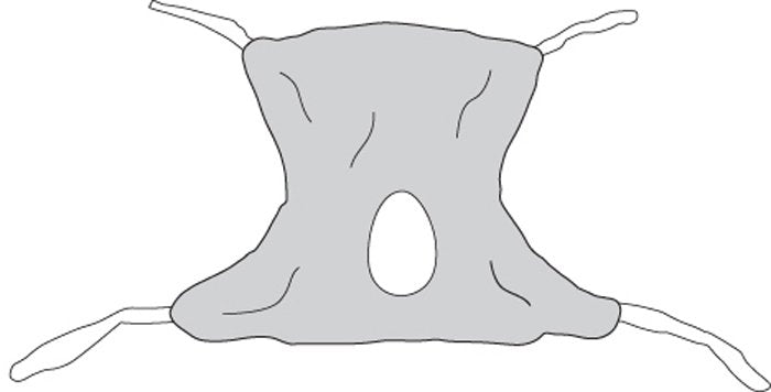 SLING,PT BARI 1PC MESH 600LB CAP 51X43