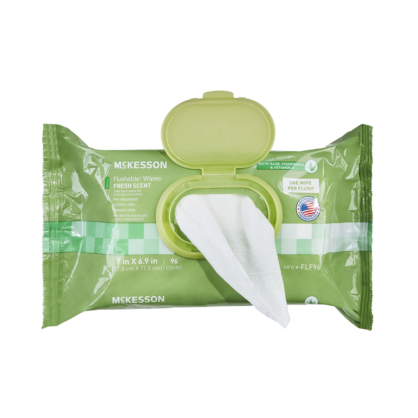 WIPE, WET FLUSHABLE SCENTED SFT PK W/LID (96/PK 6PK/CS)