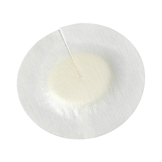 Optifoam® Adhesive with Border Foam Dressing, 4-Inch Diameter Fenestrated Round