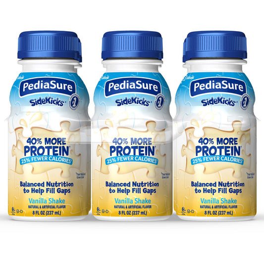 PediaSure SideKicks® Vanilla Shake, 8-ounce bottle