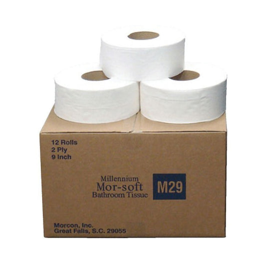 Mor-Soft™ 2 Ply Jumbo Bath Tissue, 9 Inch x 700 Foot