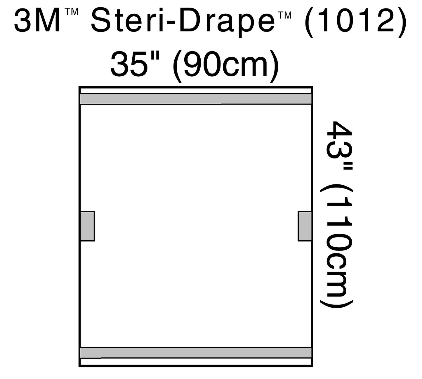 3M™ Steri-Drape™ Fluoroscope Cover Transparent Plastic, Disposable, 35 x 43 Inch