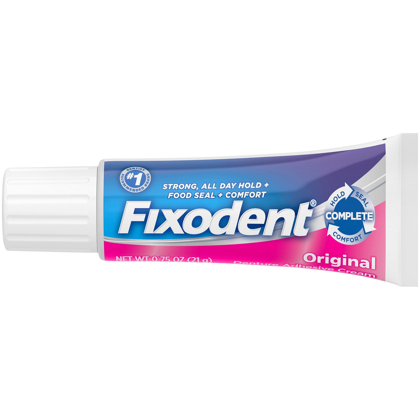 ADHESIVE, DENTURE FIXODENT ORIG CLEAN .75OZ (24/CS