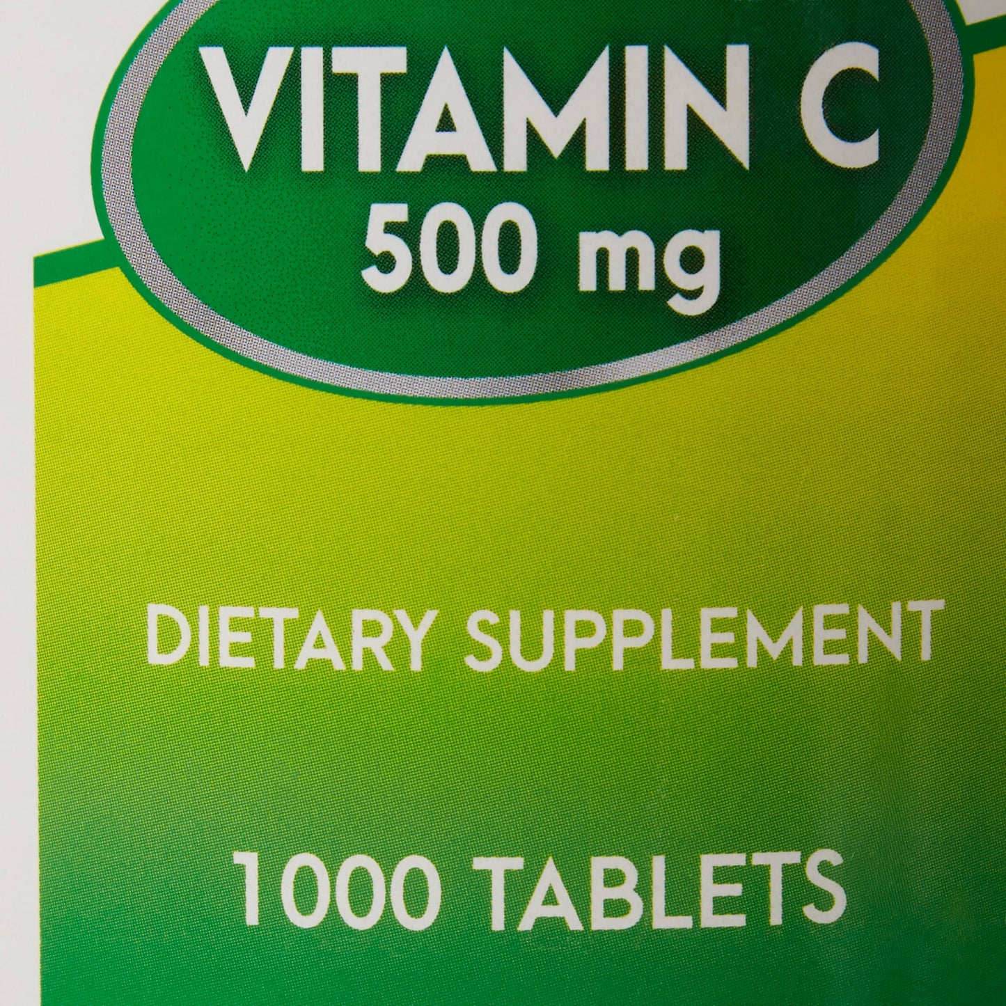 VITAMIN C, TAB 500MG (1000/BT 12BT/CS)