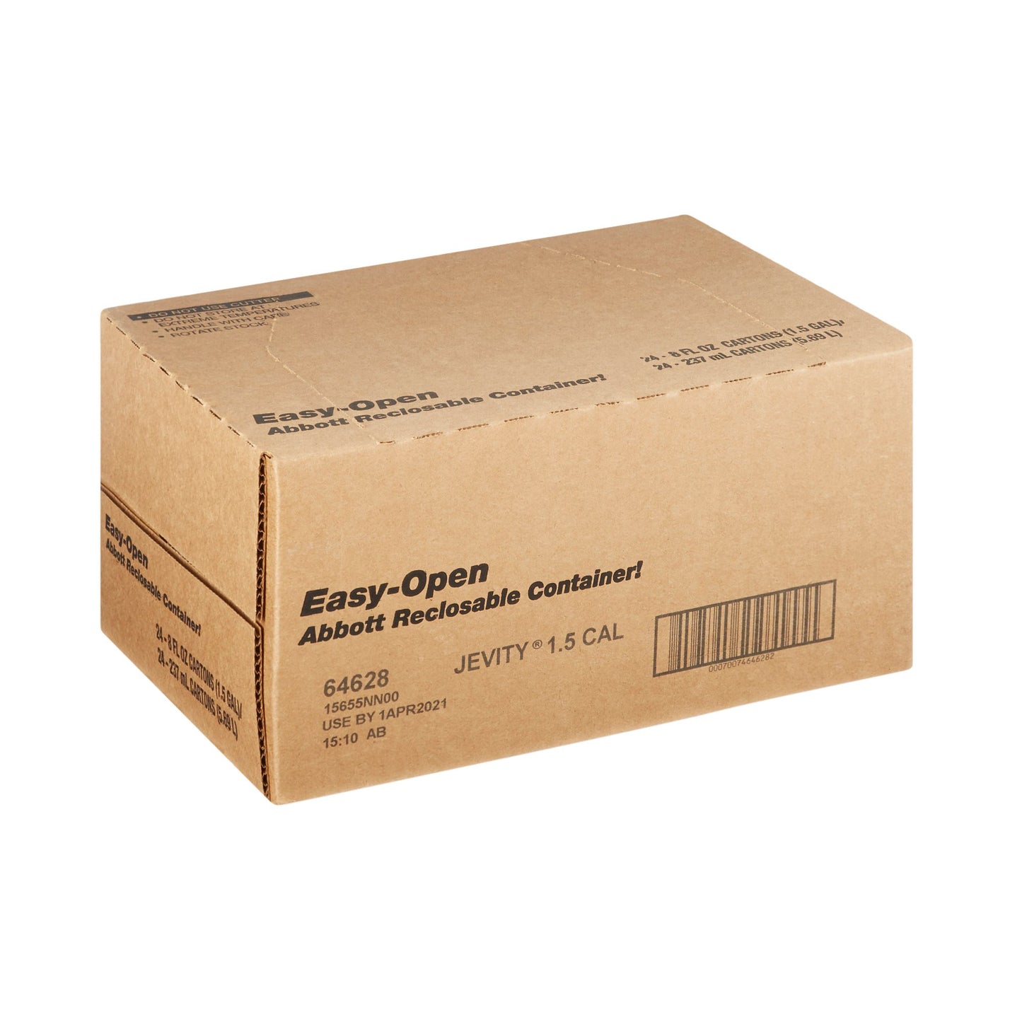 Jevity® 1.5 Cal Complete, Balanced Nutrition with Fiber, 8-ounce carton