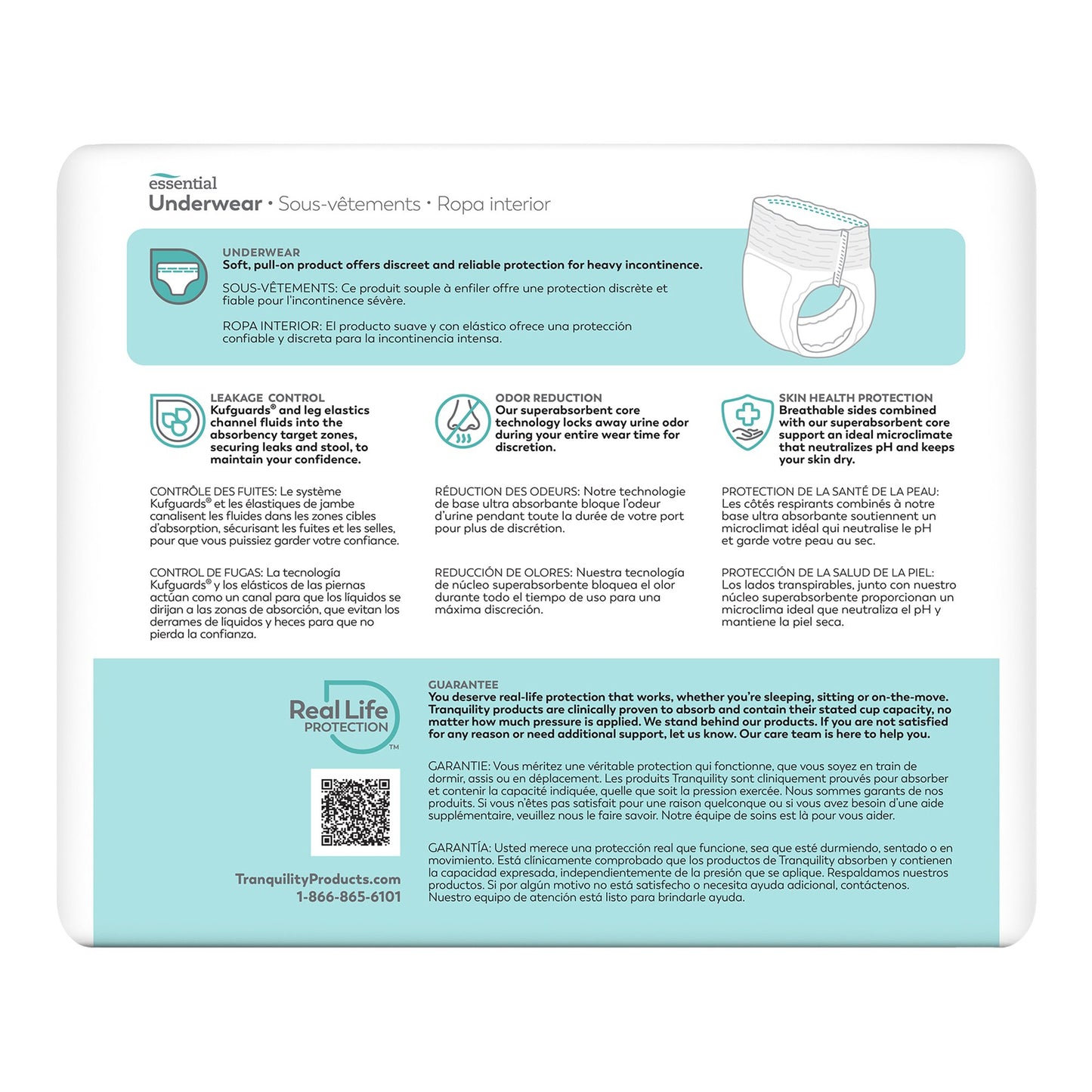 UNDERWEAR, SELECT HVY DISP 2XLG (12/BG 4BG/CS)