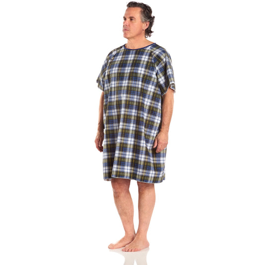 TieBack™ Patient Exam Gown, Blue