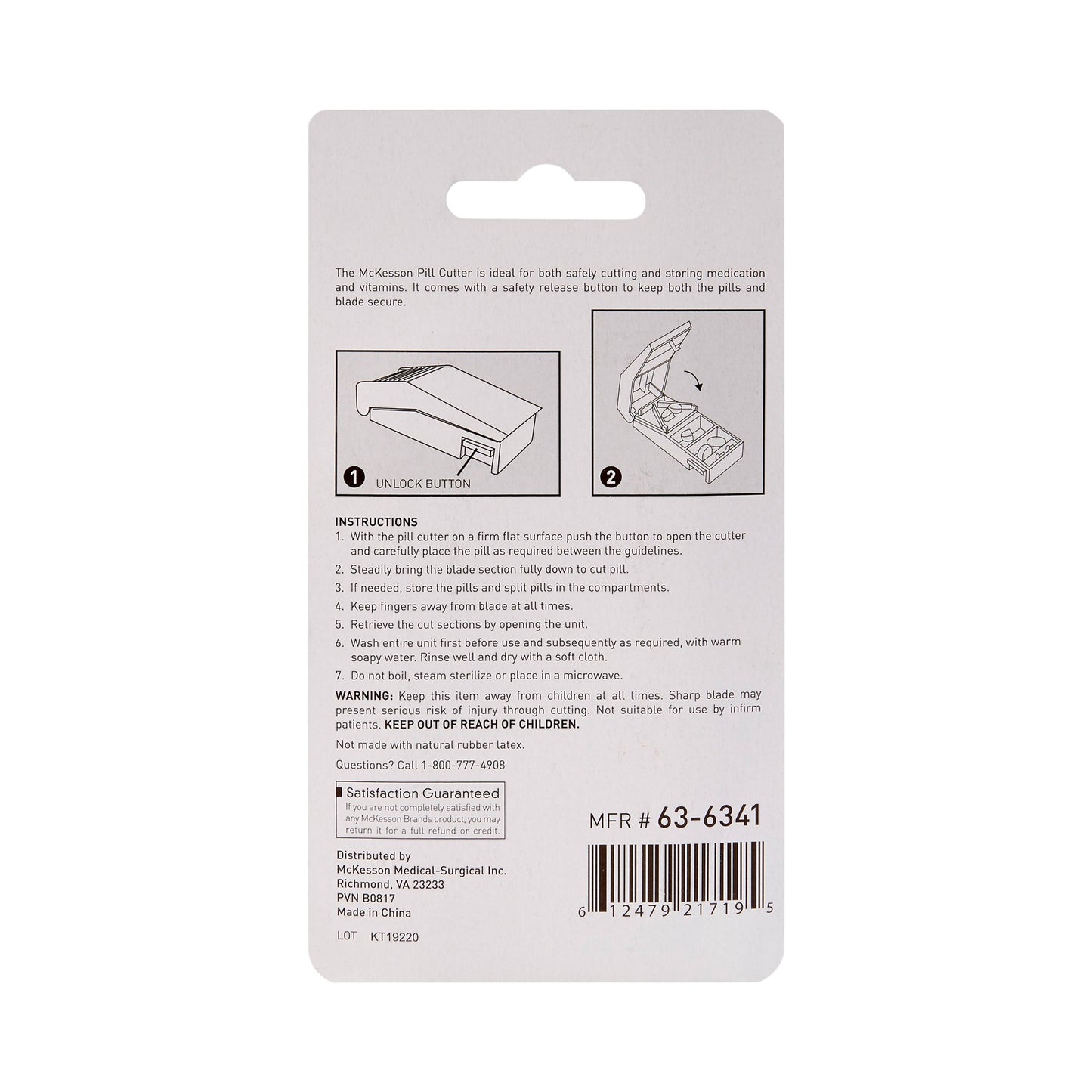 CUTTER, PILL LF MGM63