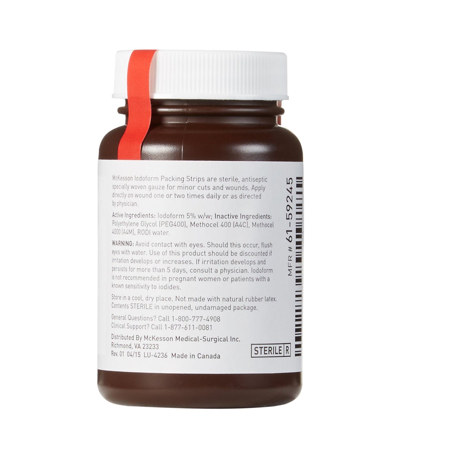 PACKING STRIP, NASAL IOFRM STR5% 1/2"X5YDS (12/CS)