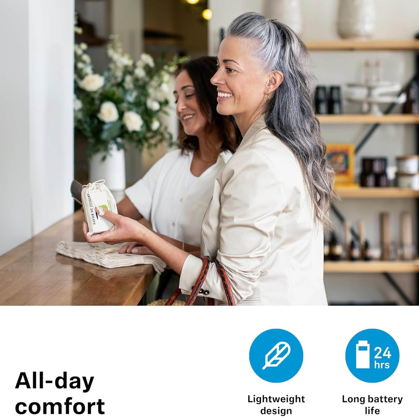 AID, HEARING SENNHEISER OTC ALL-DAY CLR (1PR/BX 6BX/CS)