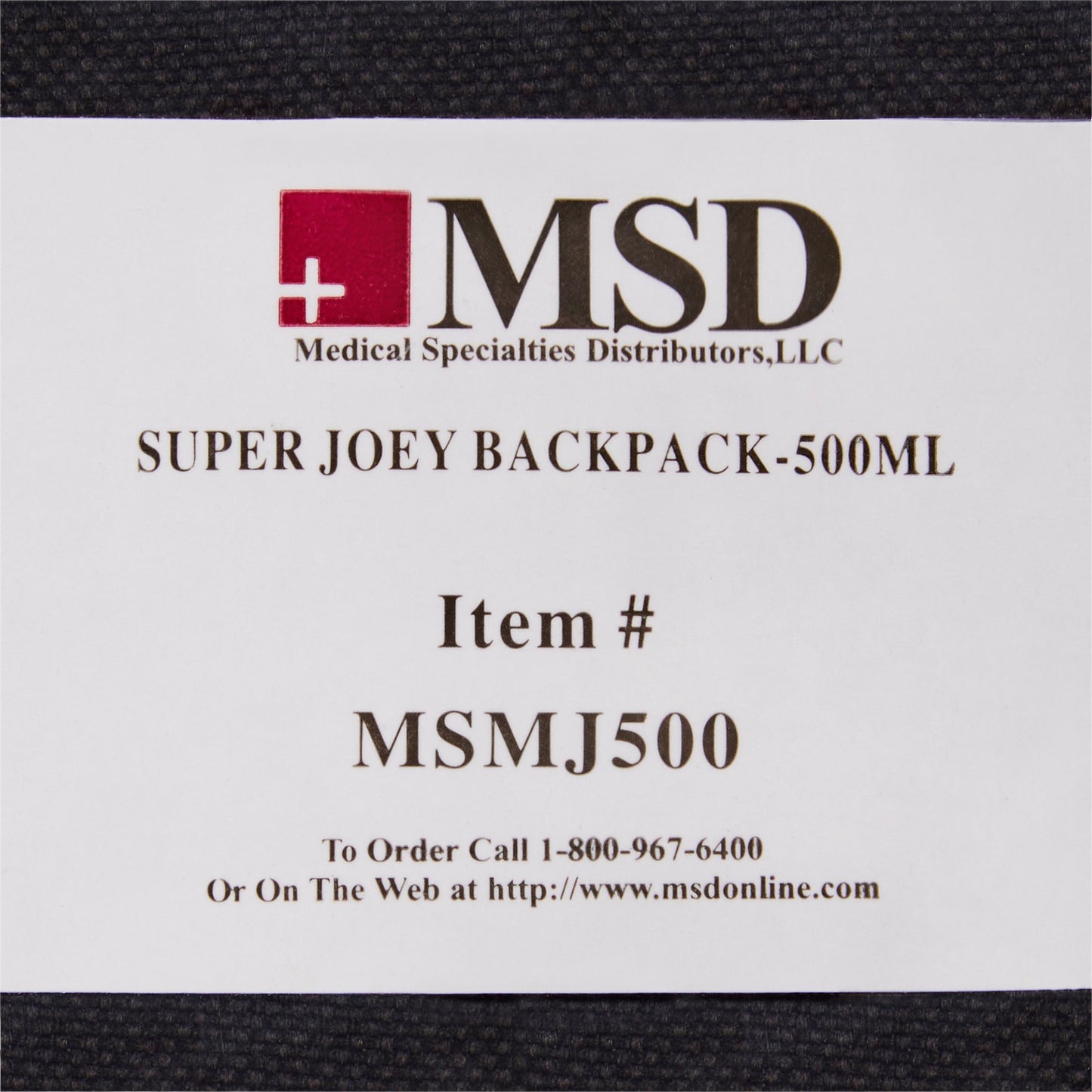 BACKPACK, PUMP MEDSTREAM 500MLF/KANGAROO JOEY ENTERNAL