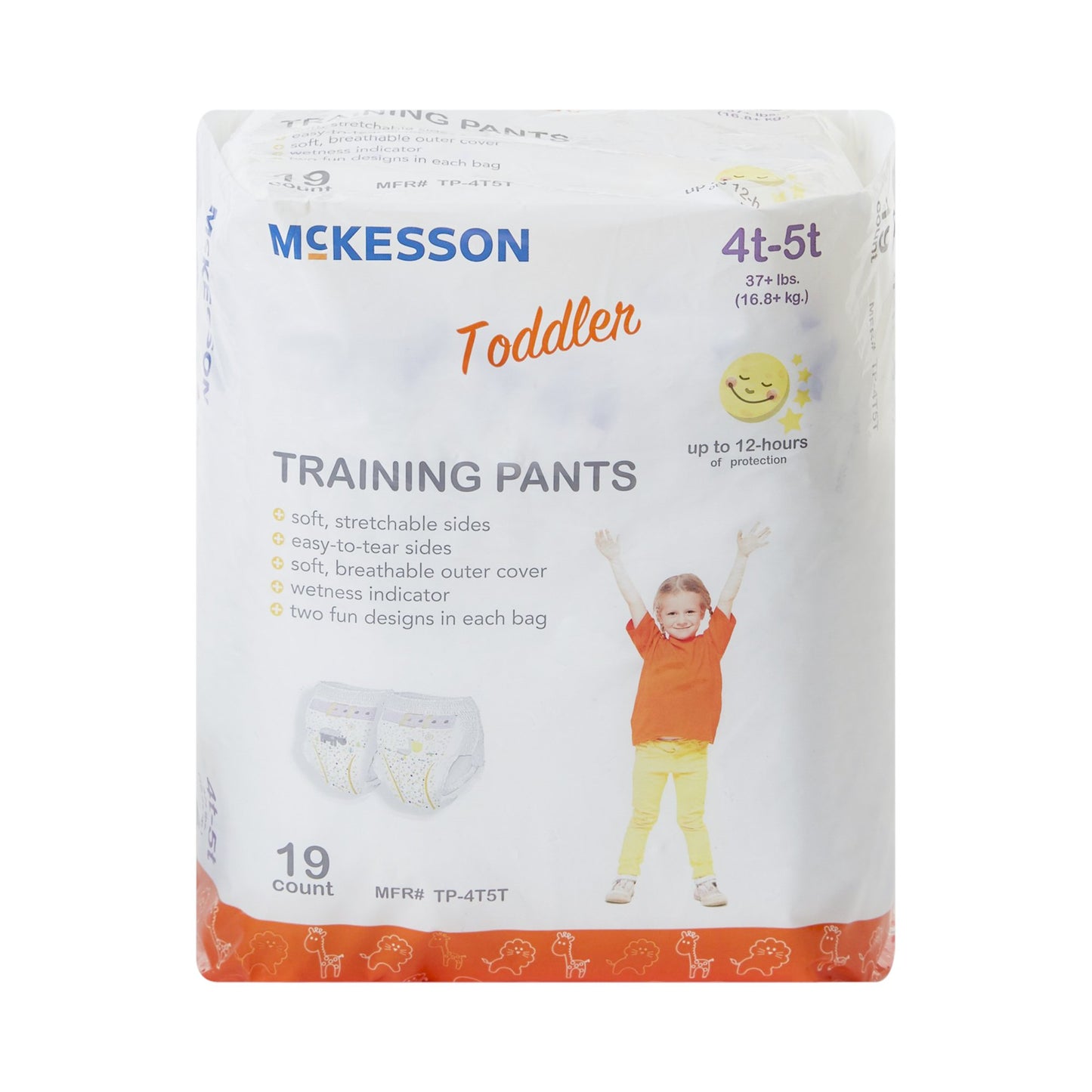 DIAPER, TRAINING EASY TEAR 4T-5T (19/BG 4BG/CS)