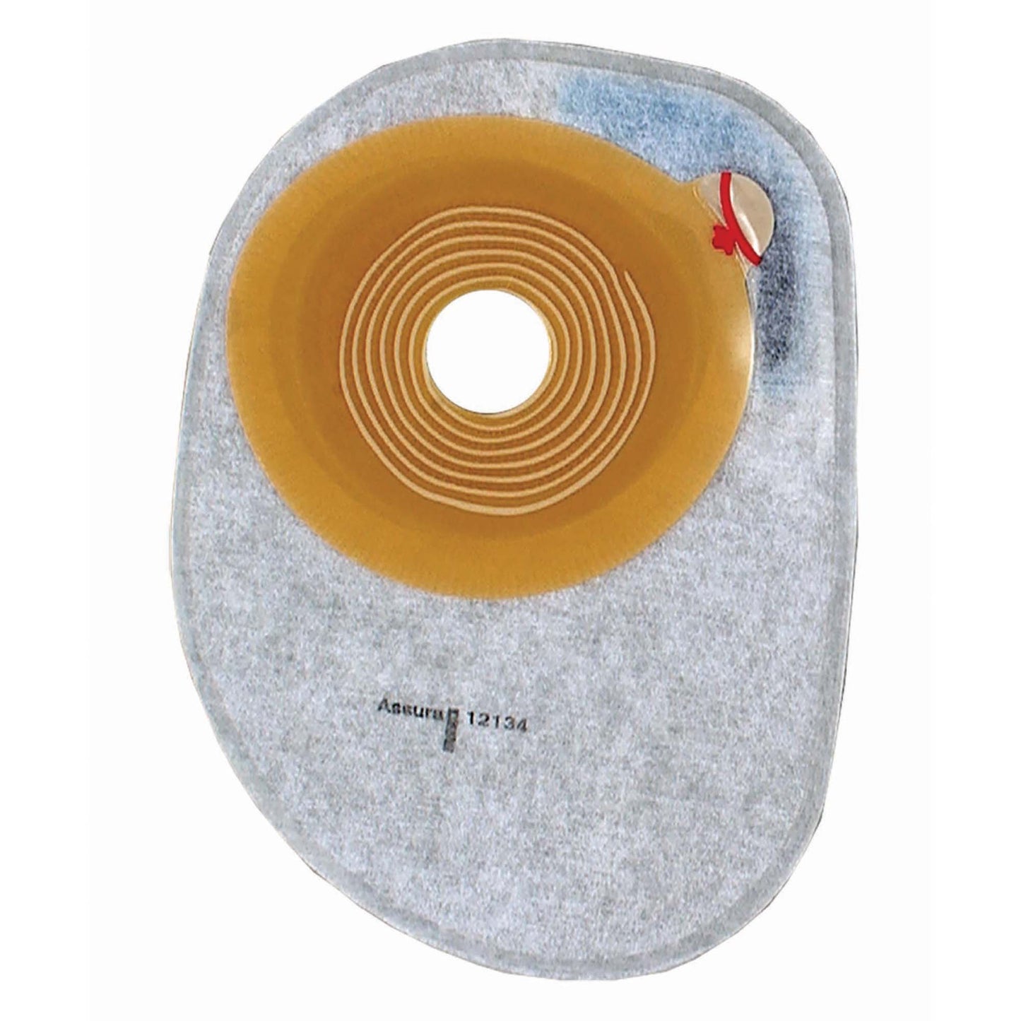 Assura® Flat 1-Piece Closed End Transparent Colostomy Pouch, 20 to 65mm Stomas