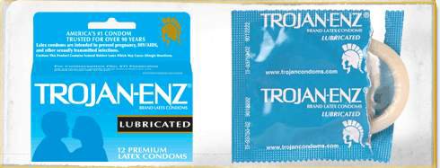 Trojan-Enz® Lubricated Polyurethane Condom