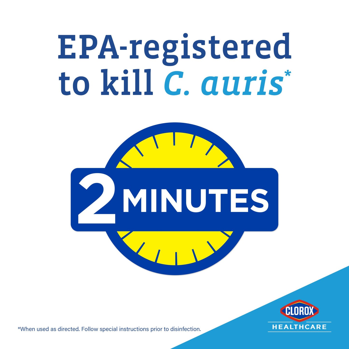 WIPE, WET CLOROX HYDROGEN PEROXIDE 12X11" (185/CT 2CT/CS)