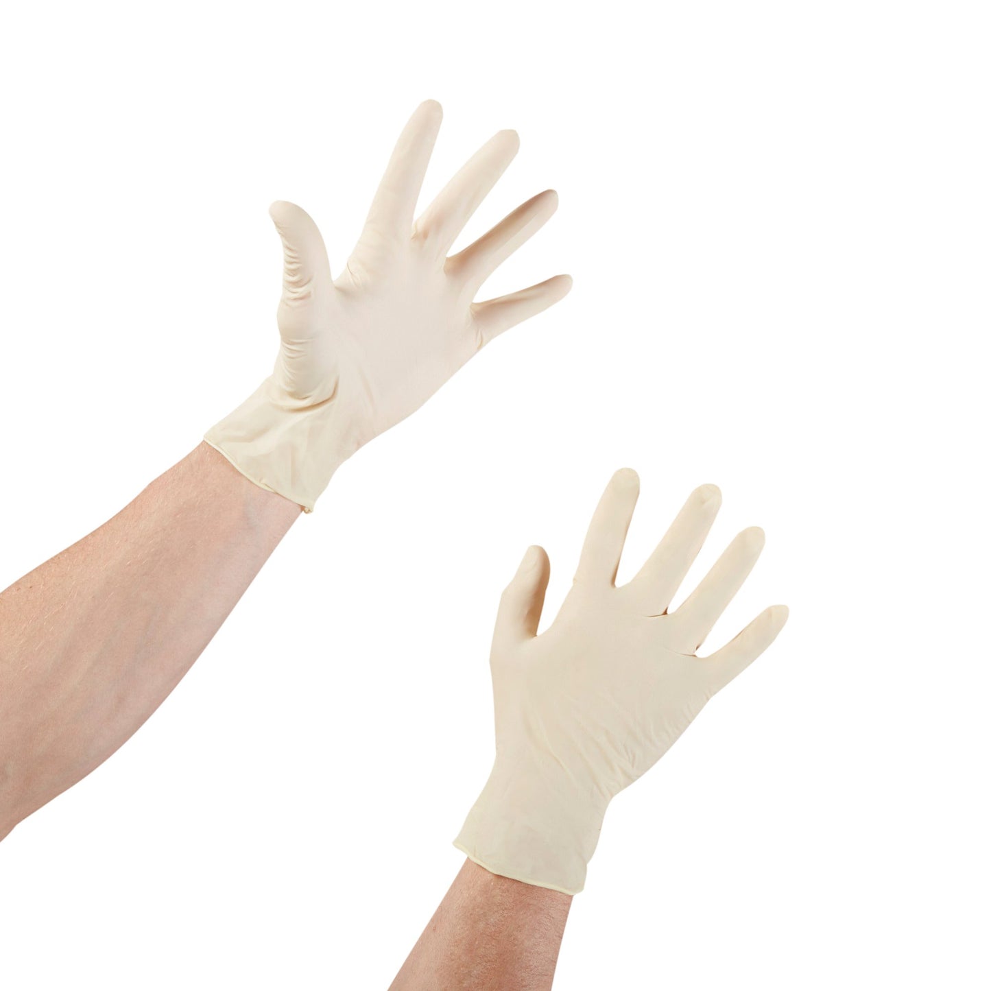 McKesson Confiderm® Latex Exam Glove, Large, Ivory
