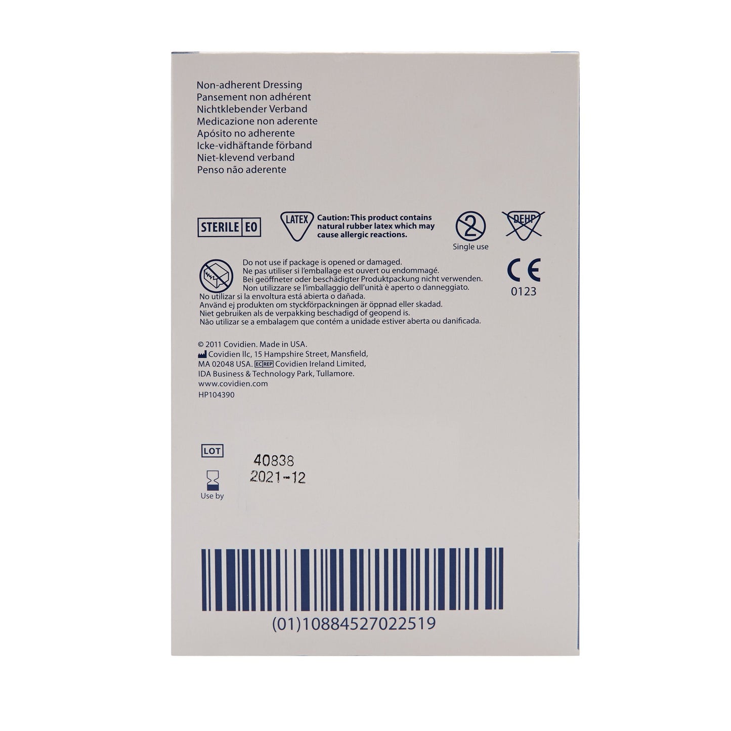 DRESSING, TELFA STR 2"X3" 1'S NON ADH (100/CT)