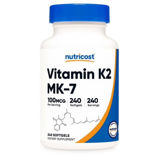 VITAMIN, SGEL K2 MK-7 100MCG (240/BT 12BT/CS)