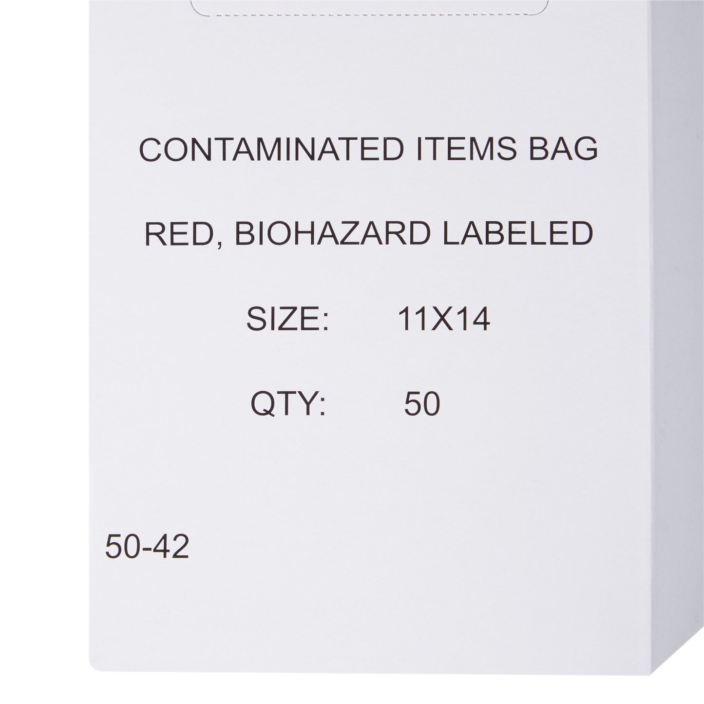 BAG, BIOHAZ GSET SL RED 11X14 1-3GL 1.5MIL (50/BX) MGM03