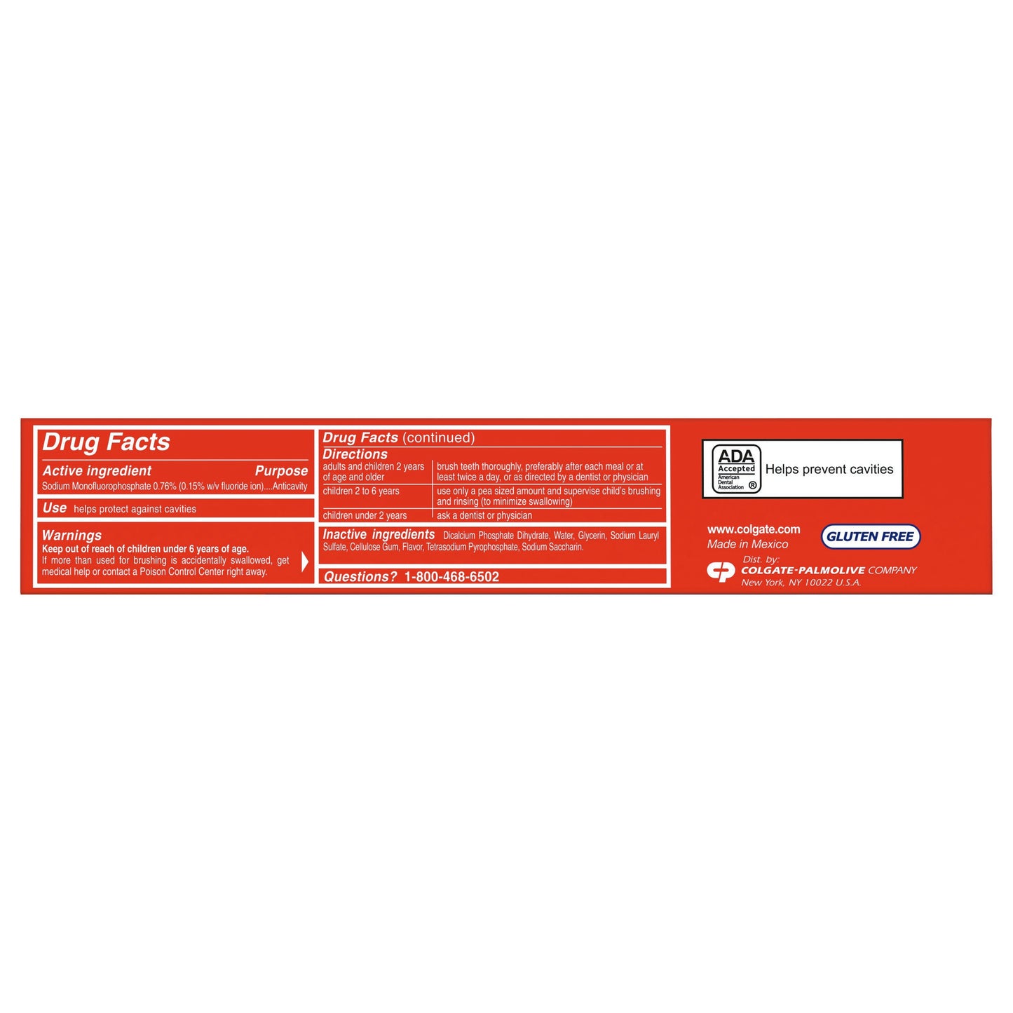 Colgate® Cavity Protection Toothpaste, 4-ounce tube