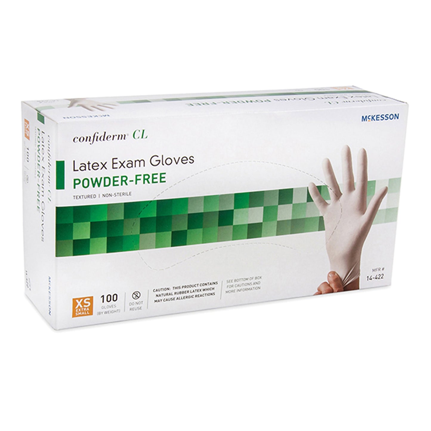 GLOVE, EXAM LTX XS N/S (100/BX10BX/CS)