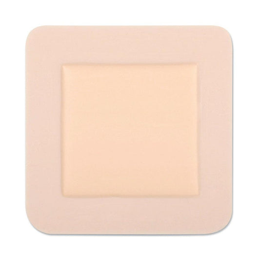 Optifoam® Adhesive with Border Foam Dressing, 4 x 4 Inch