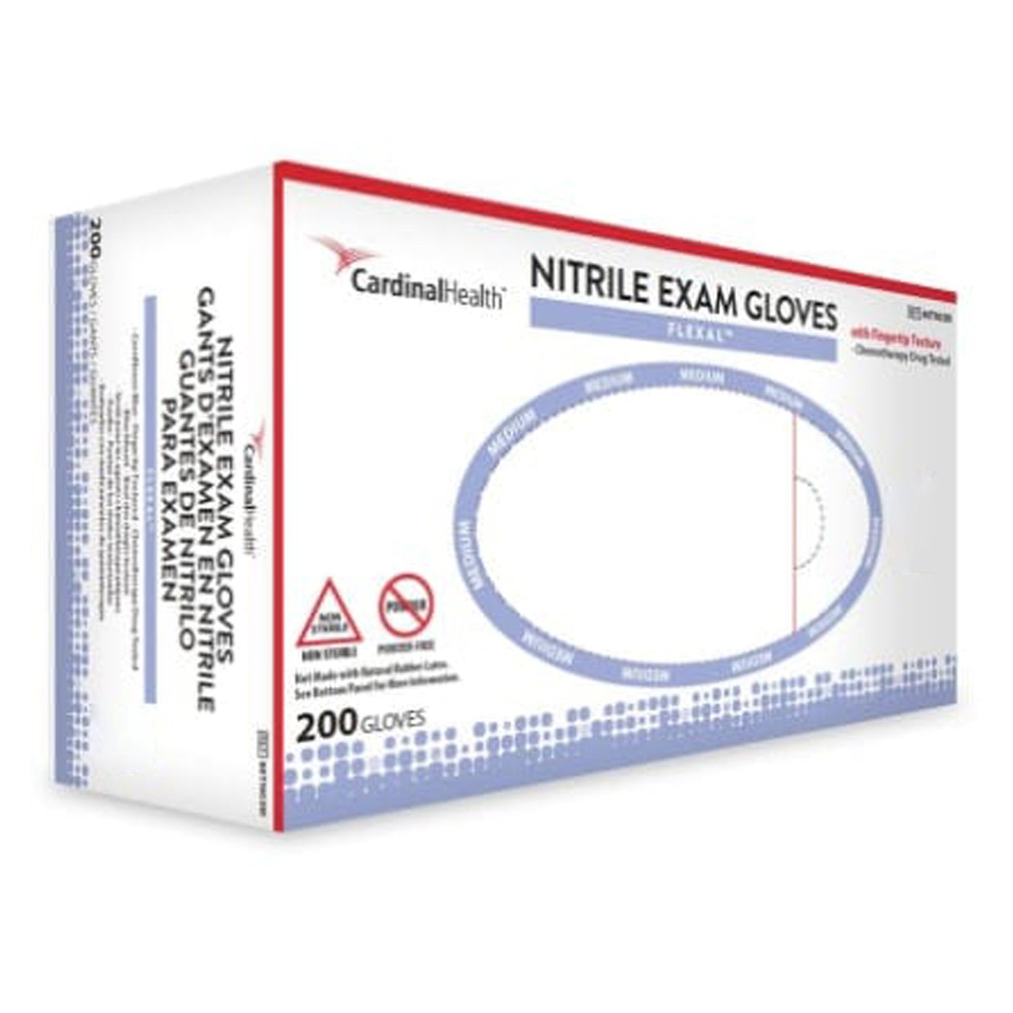 Flexal™ Nitrile Exam Glove, Small, Blue