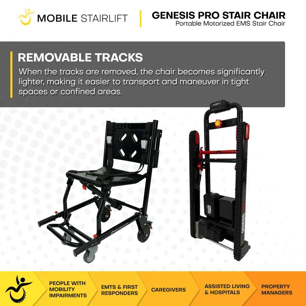 Genesis Flex Electric Stair Chair with Removeable Tracks