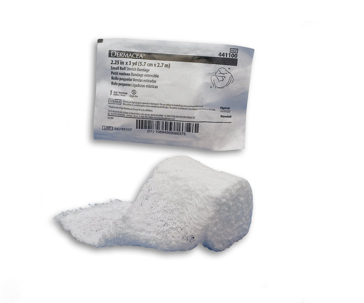 Dermacea™ Sterile Fluff Bandage Roll, 2-1/4 Inch x 3 Yard, 6-Ply