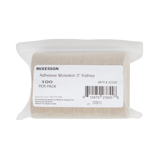 ADH MOLESKIN 3" KIDNEY (100/PK10PK/CS)