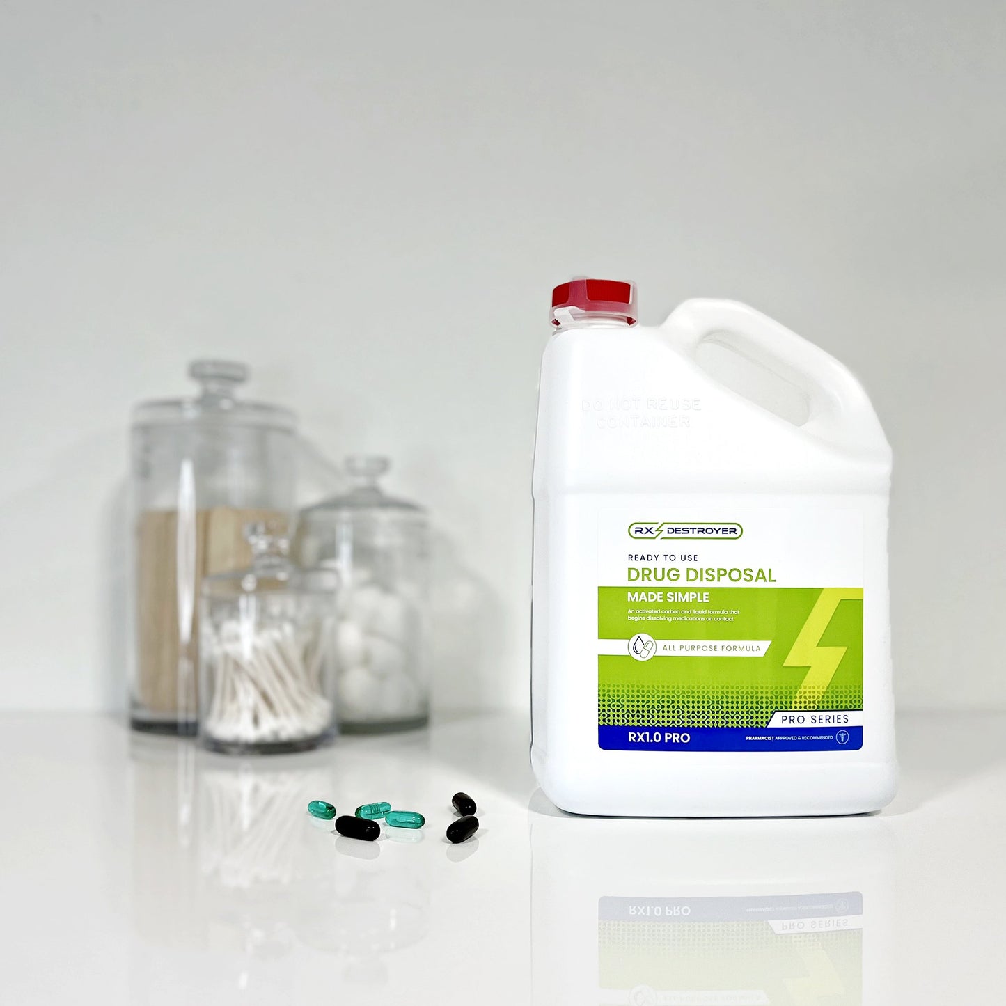 Rx Destroyer™ All-Purpose PRO Series Drug Disposal System, 1 gallon Bottle