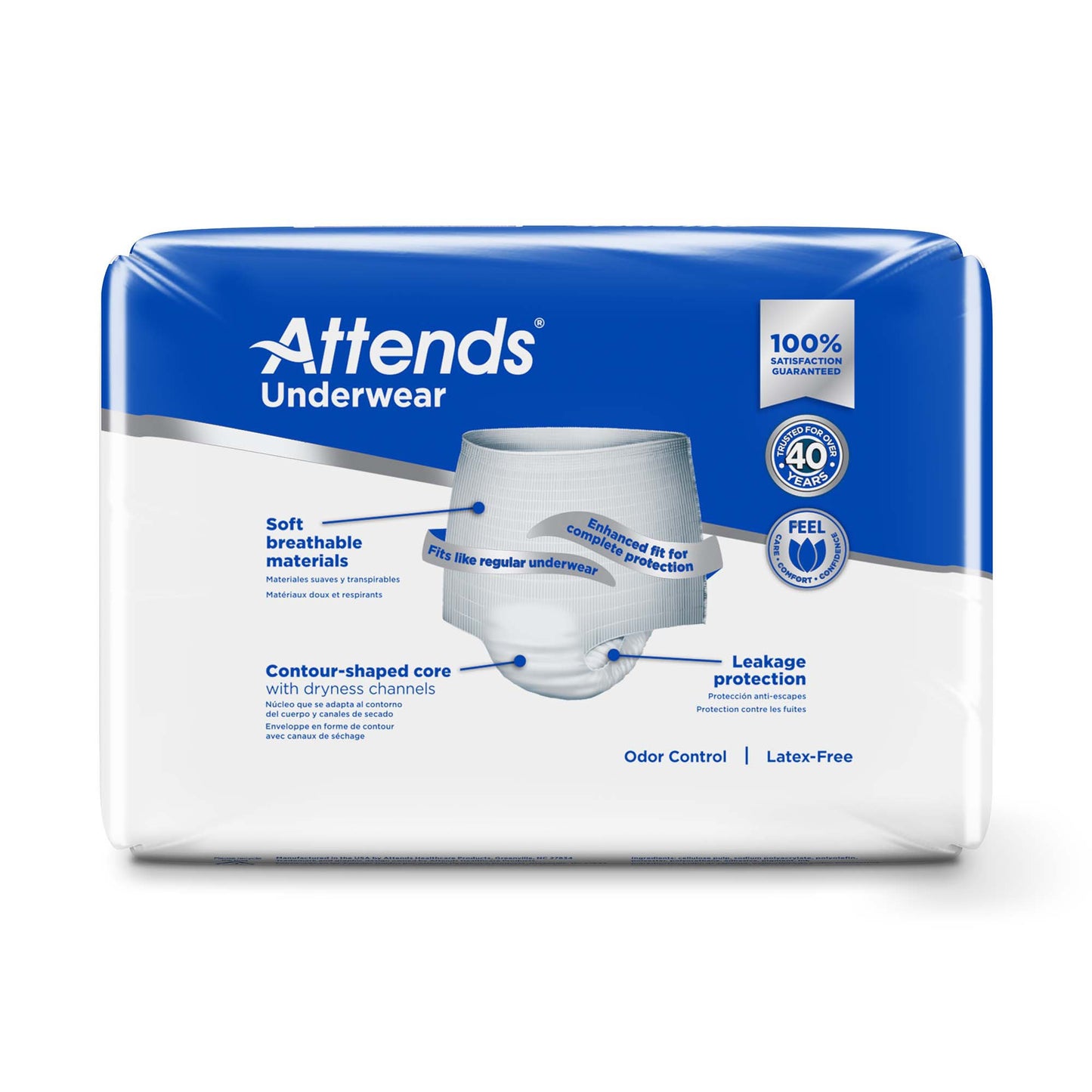 UNDERWEAR, CARE MED (20/BG 4BG/CS)